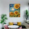 Sunflower Paint By Numbers Kit For Adults, Sunflowers Flower Adult Paint By Number Kits For Beginner Acrylic On Canvas Diy Oil Painting Adults' Paint-By-Number Kits Home Room Decor Gift 16x20 Inch